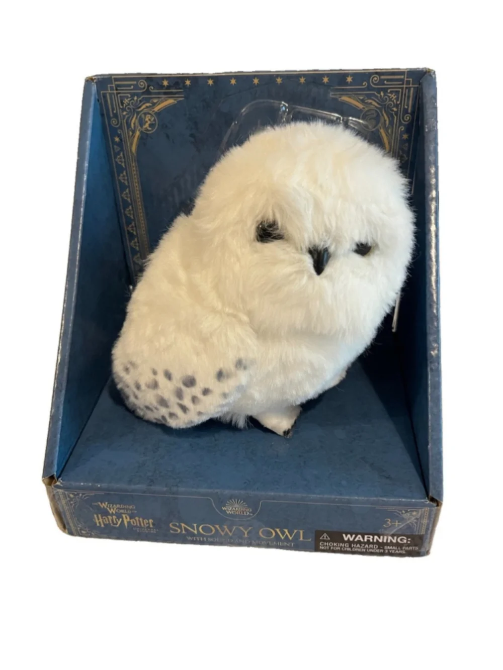 Universal Studios Harry Potter Snowy Owl Interactive Sound Move Shoulder Plush